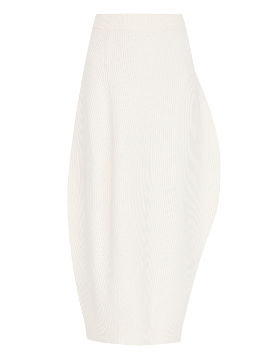 Jil Sander Трикотажная юбка из шерсти и кашемира