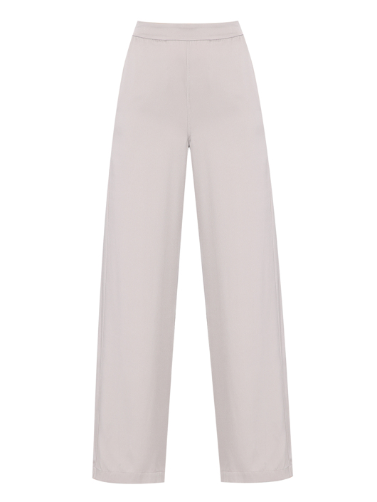 Allude Свободные брюки из шелка на резинке