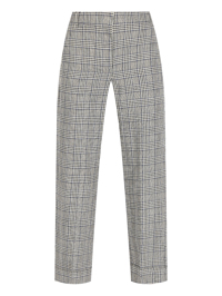 Max Mara Брюки в клетку из шерсти и льна