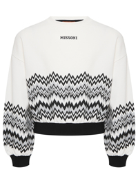 Missoni Свитшот с принтом и монограммой