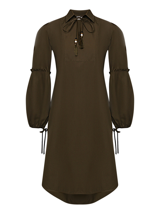 Max Mara Платье из хлопка свободного кроя