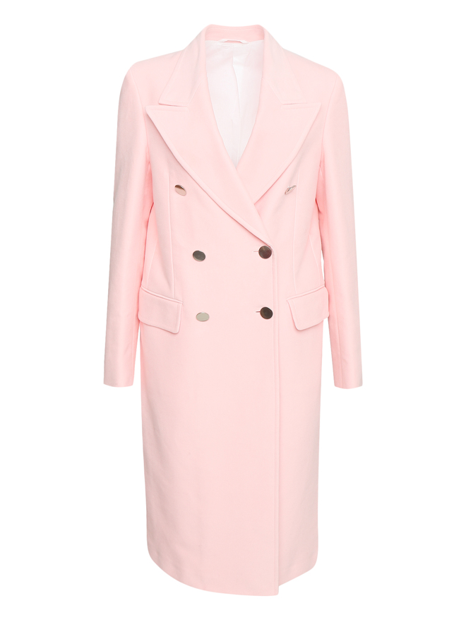 Calvin Klein 205W39NYC Двубортное пальто из хлопка