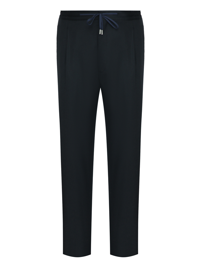 LARDINI Брюки из шерсти с защипами
