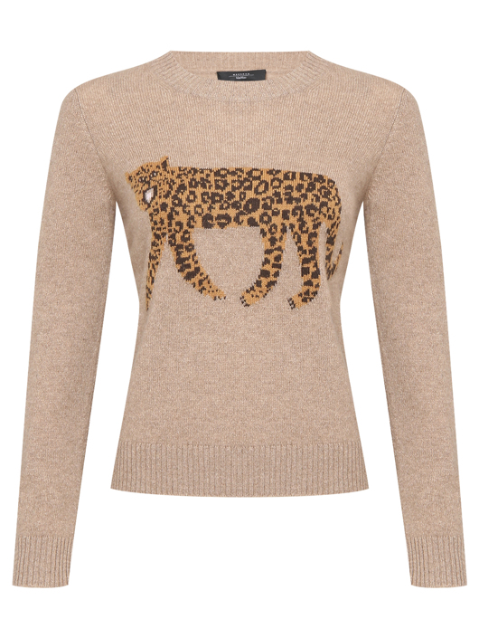 Weekend Max Mara Джемпер из кашемира с узором
