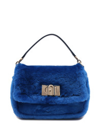 Furla Сумка с меховой отделкой на плечевом ремне