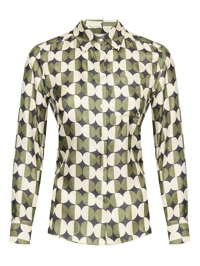 Weekend Max Mara Рубашка из шелка с узором