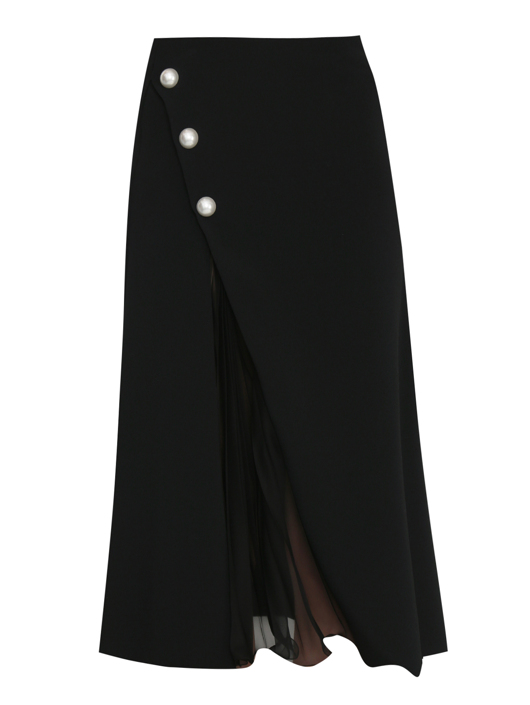Ermanno Scervino Юбка из вискозы с декором