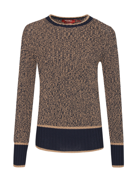 Max Mara Джемпер из хлопка с узором