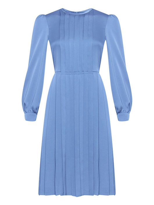 Weekend Max Mara Однотонное платье с длинным рукавом