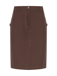 Weekend Max Mara Юбка из хлопка и льна