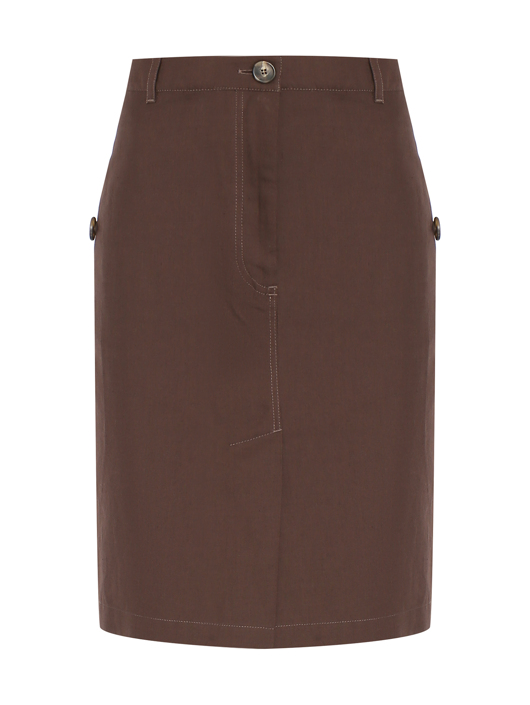 Weekend Max Mara Юбка из хлопка и льна