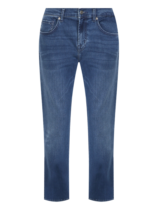 7 For All Mankind Джинсы прямого кроя из хлопка