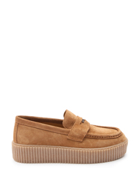 Weekend Max Mara Лоферы из кожи на толстой подошве