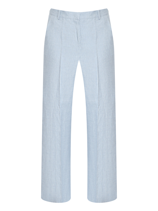 Weekend Max Mara Широкие брюки из льна