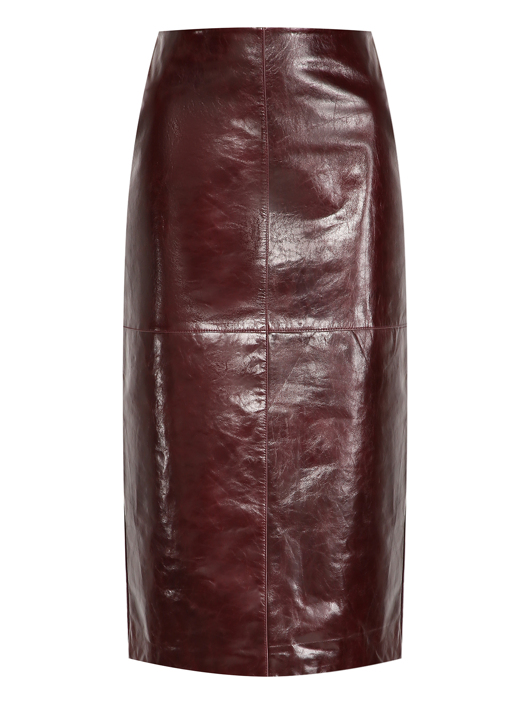 Sportmax Юбка кожаная