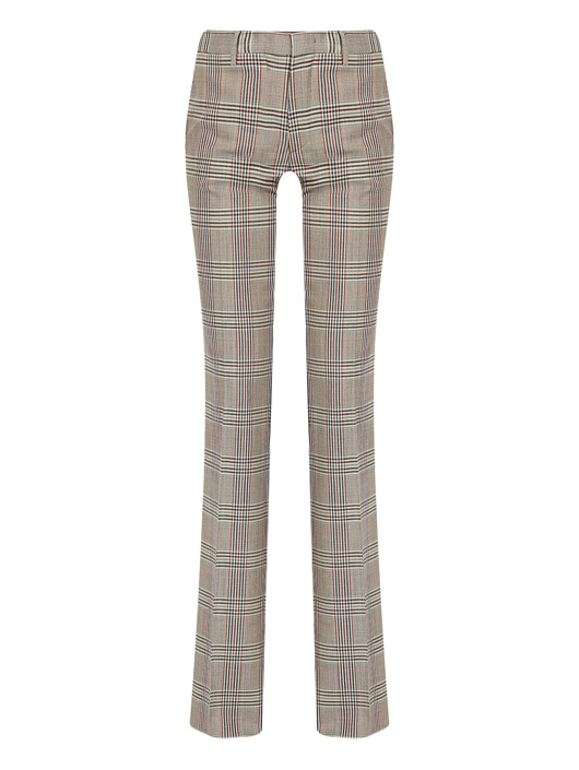 Etro Брюки из шерсти с узором