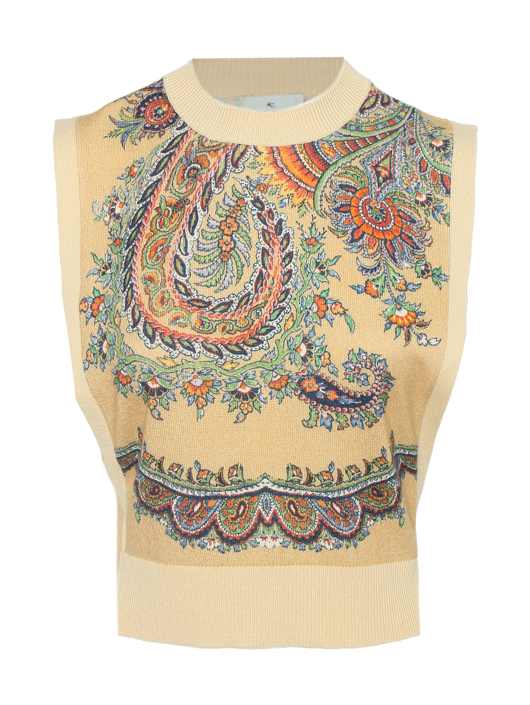Etro Жилет из кашемира с узором