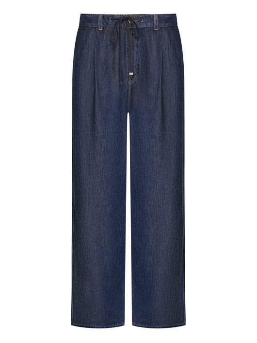 7 For All Mankind Широкие джинсы на шнурке