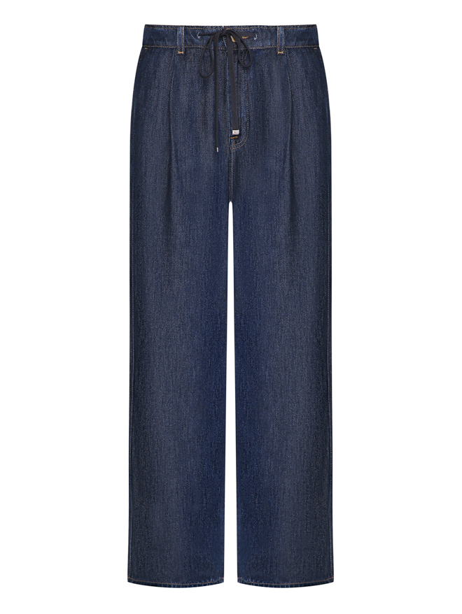 7 For All Mankind Широкие джинсы на шнурке