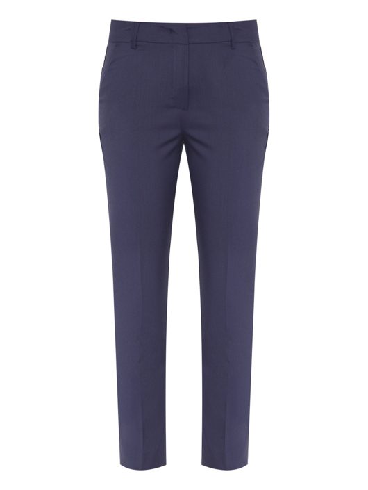 Weekend Max Mara Брюки из шерсти со стрелками