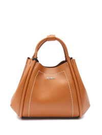 Max Mara Сумка из гладкой кожи с контрастной отсрочкой