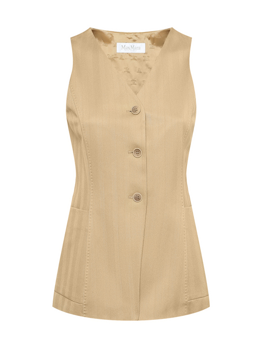 Max Mara Костюмный жилет из хлопка