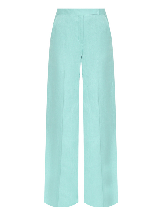 Max Mara Широкие брюки из льна