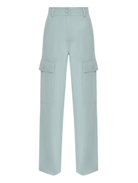 Max Mara Брюки из шерсти с накладными карманами