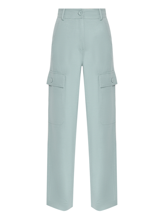 Max Mara Брюки из шерсти с накладными карманами
