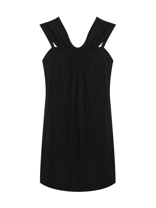 Moschino Топ из хлопка с драпировкой