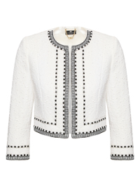 Elisabetta Franchi Укороченный жакет с декором
