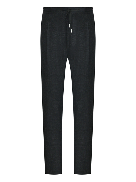 LARDINI Брюки из шерсти в клетку