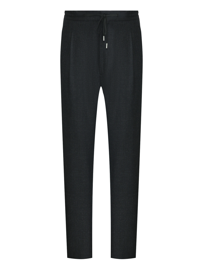 LARDINI Брюки из шерсти в клетку