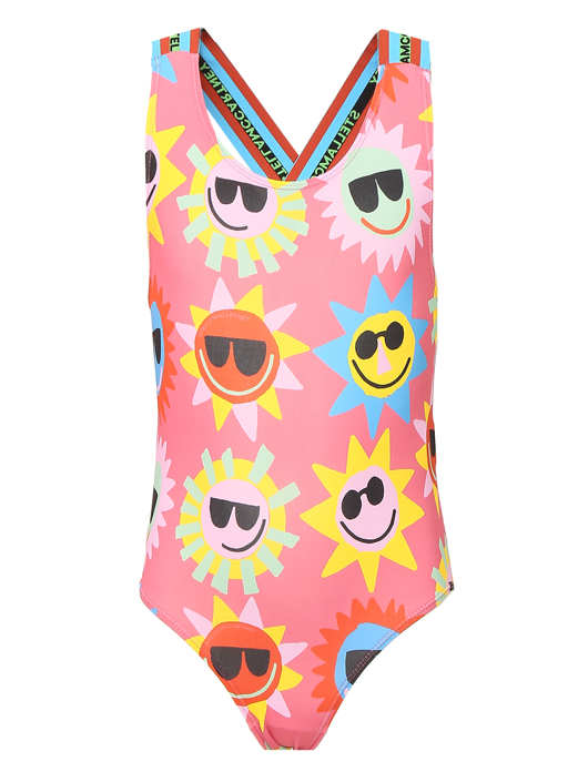 Stella McCartney kids Слитный купальник с узором