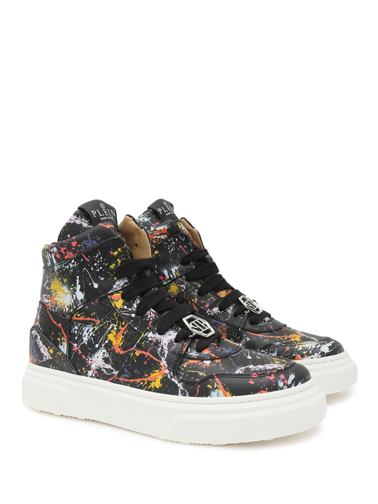 Philipp Plein Кеды с эффектом краски
