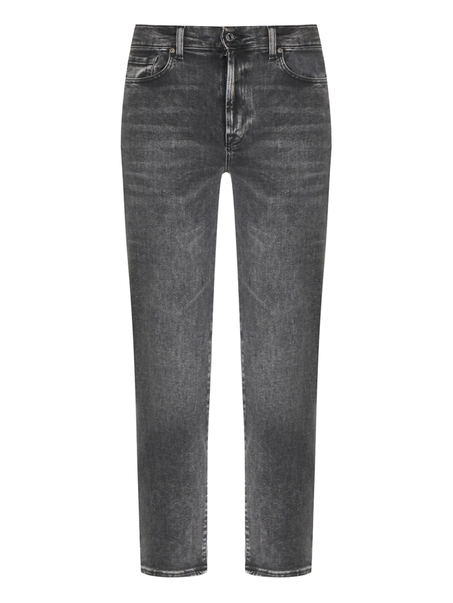 7 For All Mankind Джинсы из хлопка прямого кроя