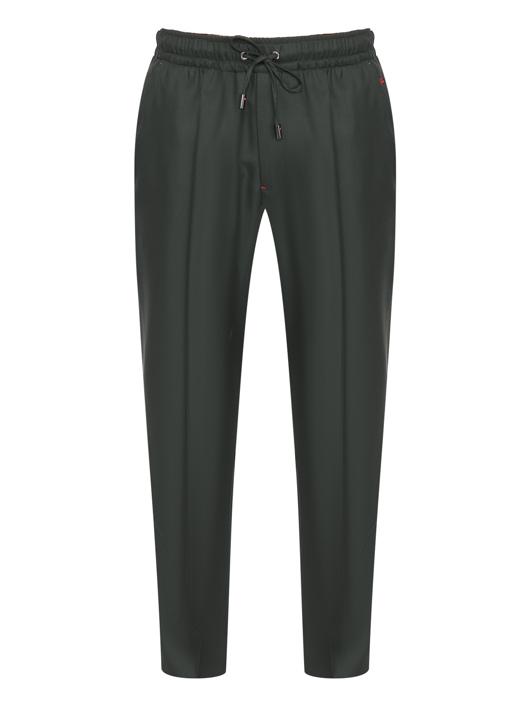 Isaia Брюки из шерсти со стрелками