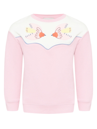 Stella McCartney kids Свитшот из хлопка с вышивкой