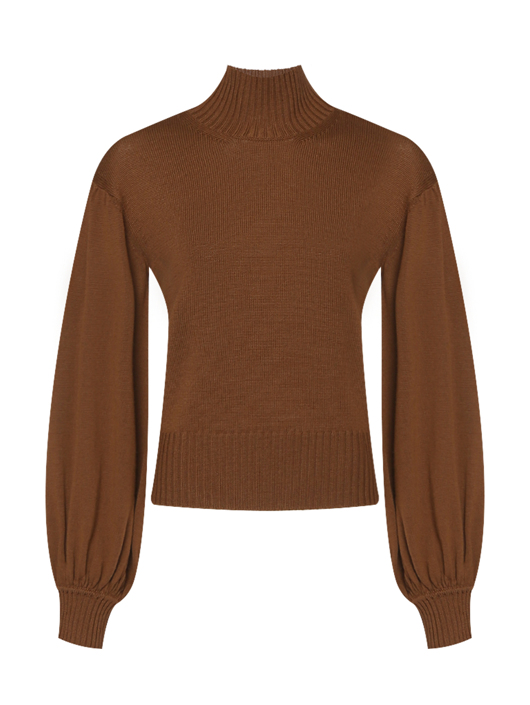 Max Mara Однотонный джемпер из шерсти