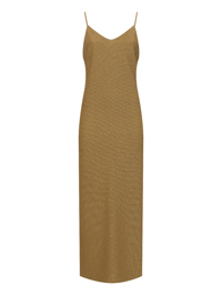 Max Mara Трикотажное платье-макси из хлопка