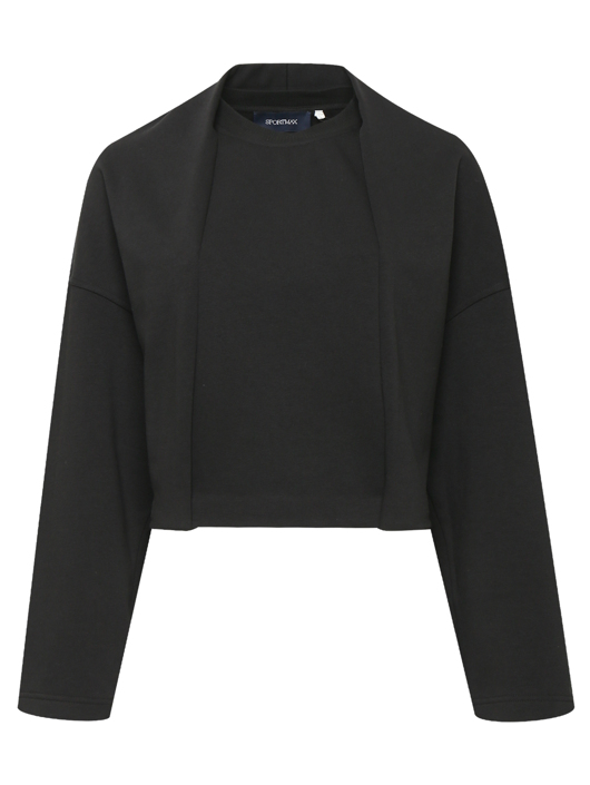 Sportmax Толстовка из хлопка с круглым вырезом