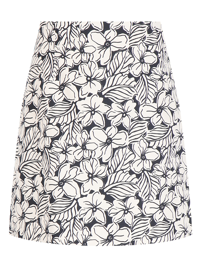 Weekend Max Mara Юбка из хлопка с узором