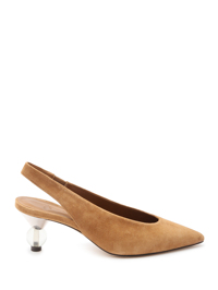 Weekend Max Mara Туфли из кожи с фигурным каблуком
