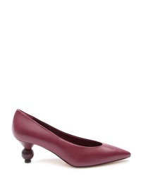 Weekend Max Mara Туфли из кожи с фигурным каблуком