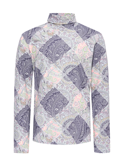 Etro Водолазка из хлопка с узором