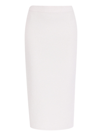 Allude Трикотажная юбка из шерсти и кашемира с разрезом