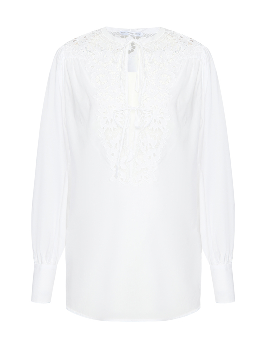 Ermanno Scervino Блуза из хлопка с декором