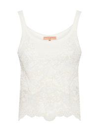 Ermanno Scervino Трикотажный топ с кружевом