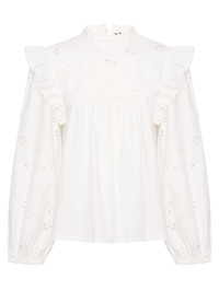 Weekend Max Mara Блуза из хлопка с декором