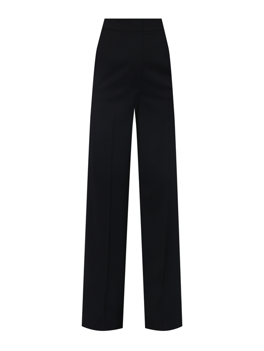 Sportmax Брюки однотонные из вискозы и шерсти